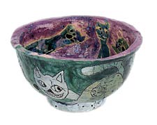 Cat Head Bowl, Copyright 2009, Gary Dinnen -- Click to Expand...