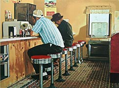 Twin Springs Diner, Copyright 1981, Ralph Goings -- Click to Expand...