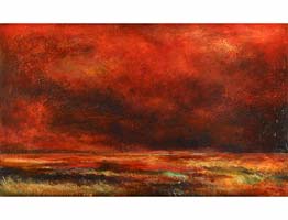 Field with Vermillion Sky, Copyright 2005, Joseph Bellacera -- Click to Expand...