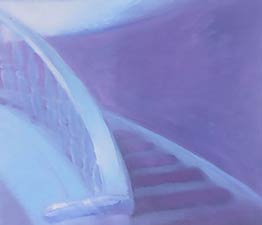 Blue Staircase, Copyright 2001, Sheldon Greenberg -- Click to Expand...