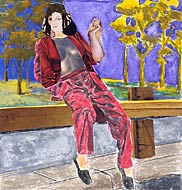On the Fence #19, Copyright 2003, Maureen Hood -- Click to Expand...