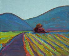Sunset in the Vineyards, Copyright 2006, Leslie Toms -- Click to Expand...