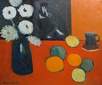 Still Life with Manet Figure, Copyright 2002, Alan Post -- Click to Expand...