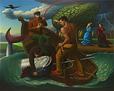 Fishermen in the Old Country, Copyright 2009, John Tarahteeff -- Click to Expand...