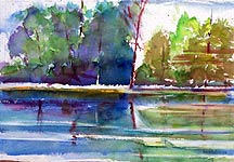 Lakeside Trees, Copyright 2006, Larry Welden -- Click to Expand...