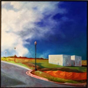Spring Warren, The Edge, Oil on Canvas, 30”x30”, 2026