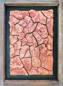 William Ishmael, This Land is Your Land, Unfired Clay Ceramic, 24”x33”, 2020