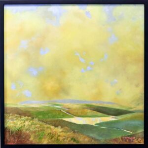 Spring Warren, Greening of California, Oil on Canvas, 30”x30”, 2026, SOLD