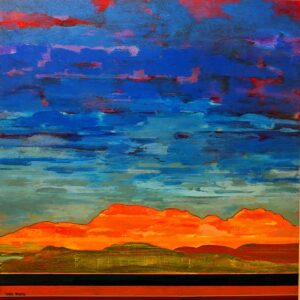 Mark Bowles, In the Moment, Acrylic on Canvas, 40”x40”, 2026