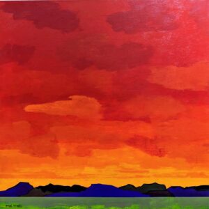 Mark Bowles, In the Heat of the Days, Acrylic on Canvas, 36”x36”, 2026