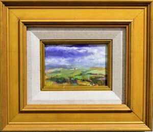 Kristin Boles, Valley View, 3.25”x5”